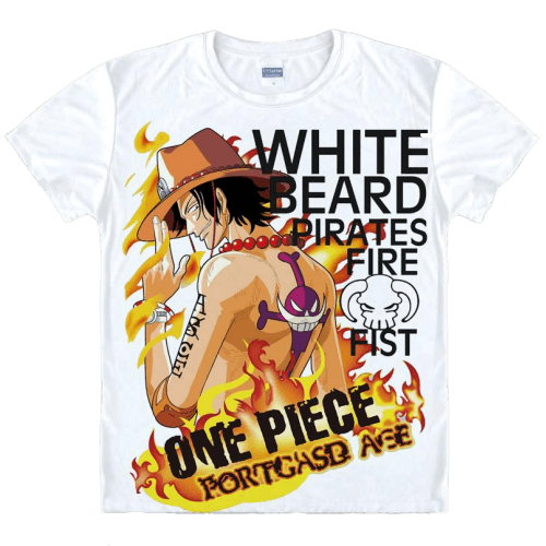 T-Shirt Ace aux Poings Ardents