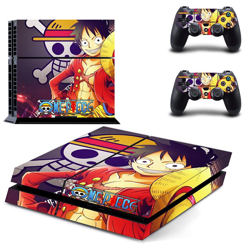 Sticker PS4 One Piece Luffy