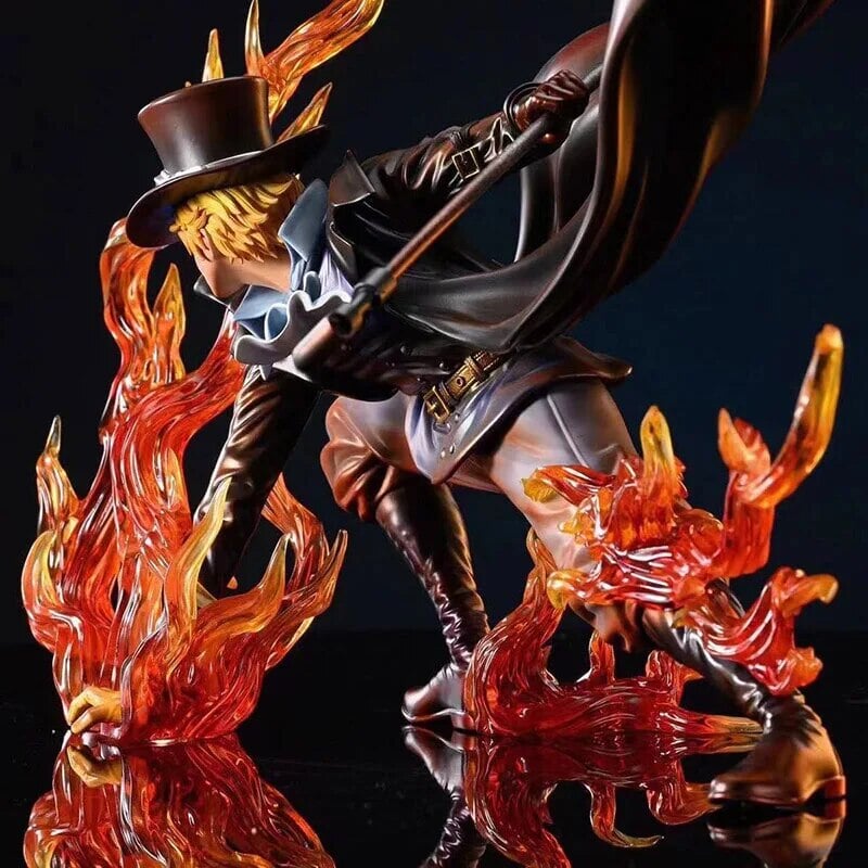 One Piece Figure Sabo Flaming 