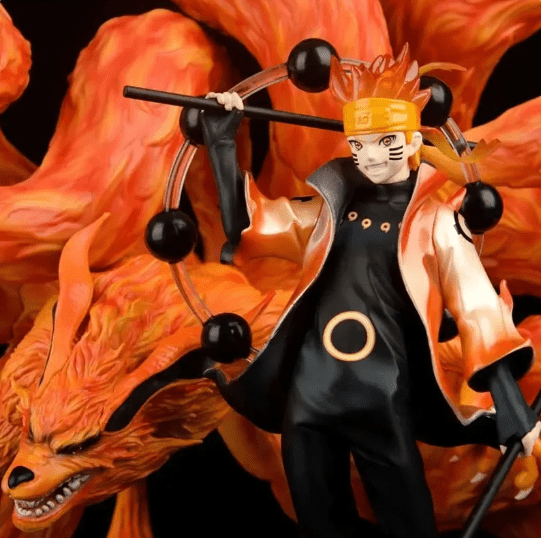 Naruto Rikudo and Kyubi figurine