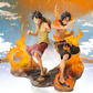 Figurine One Piece Luffy & Ace