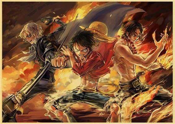 Poster One Piece Luffy 21X30cm