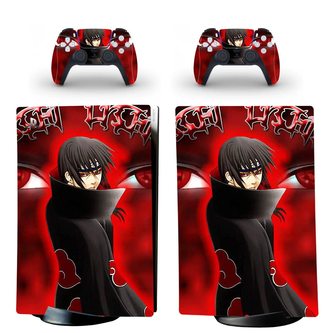 Stickers PS5 Itachi Uchiwa