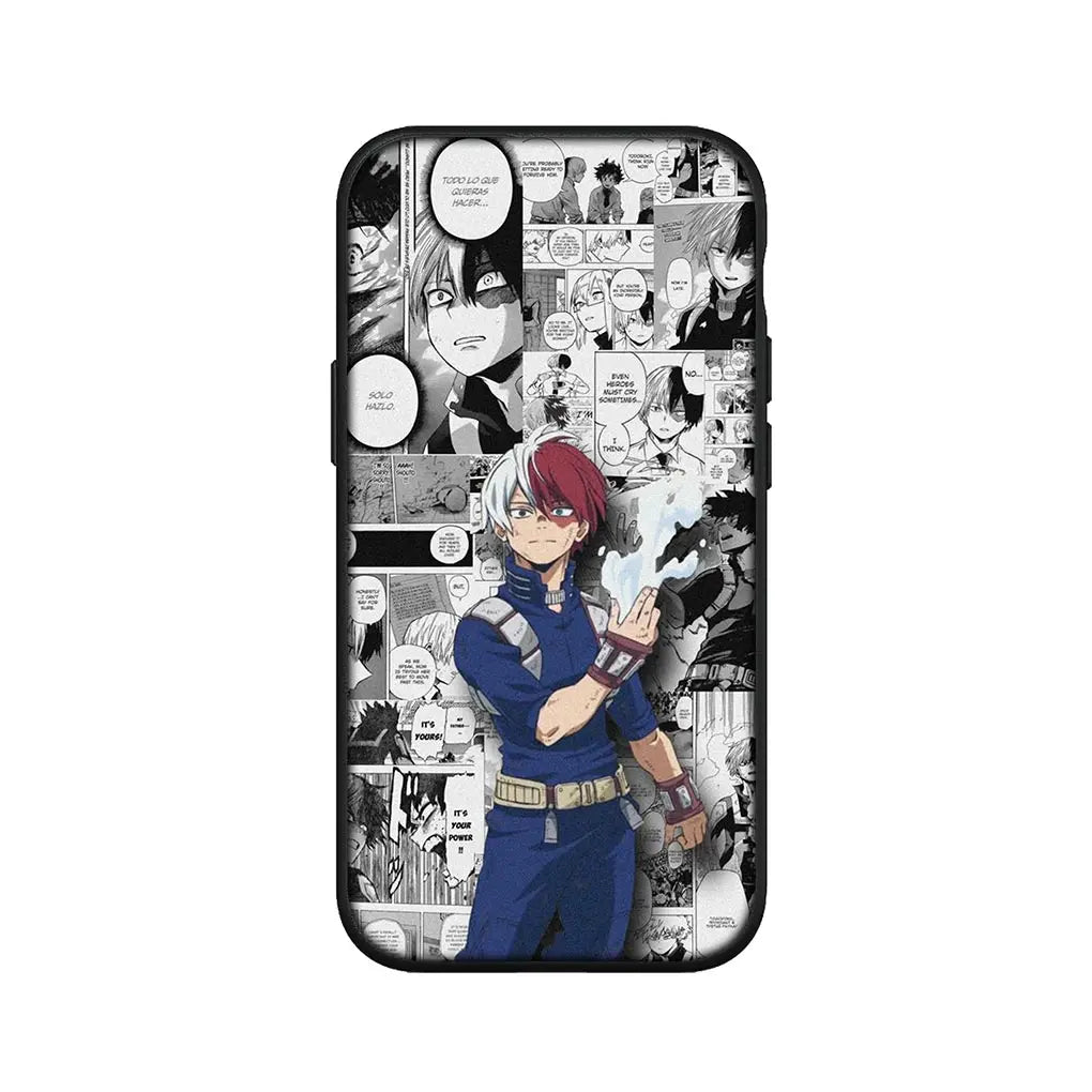 Coque iPhone My Hero Academia Shoto Manga