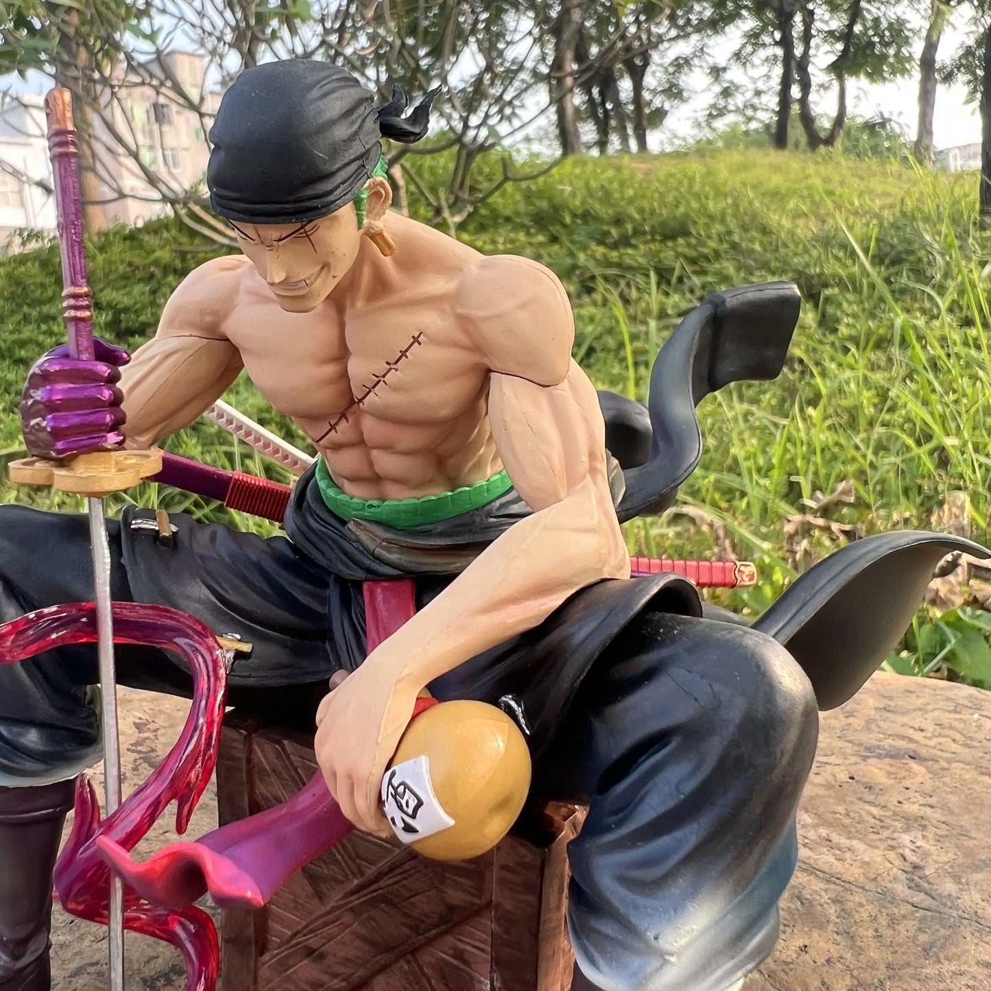 One Piece Zoro Sitting Figure