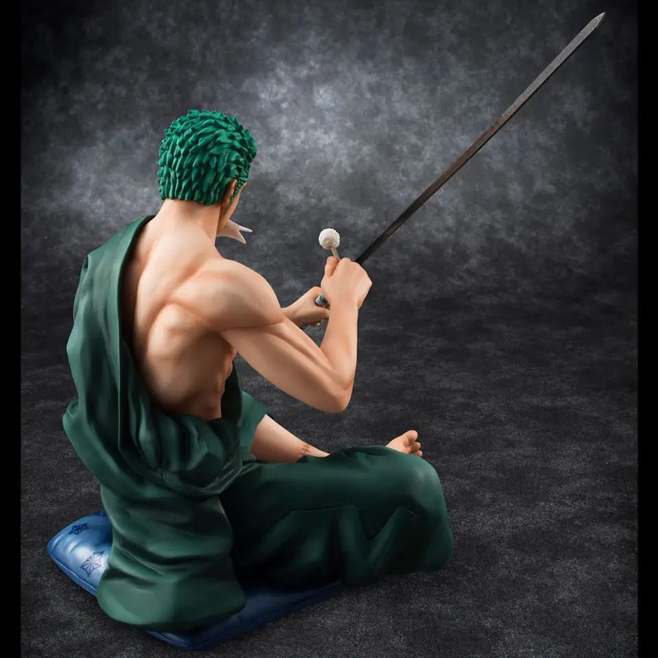 One Piece Zoro Sword Sharpening Figure