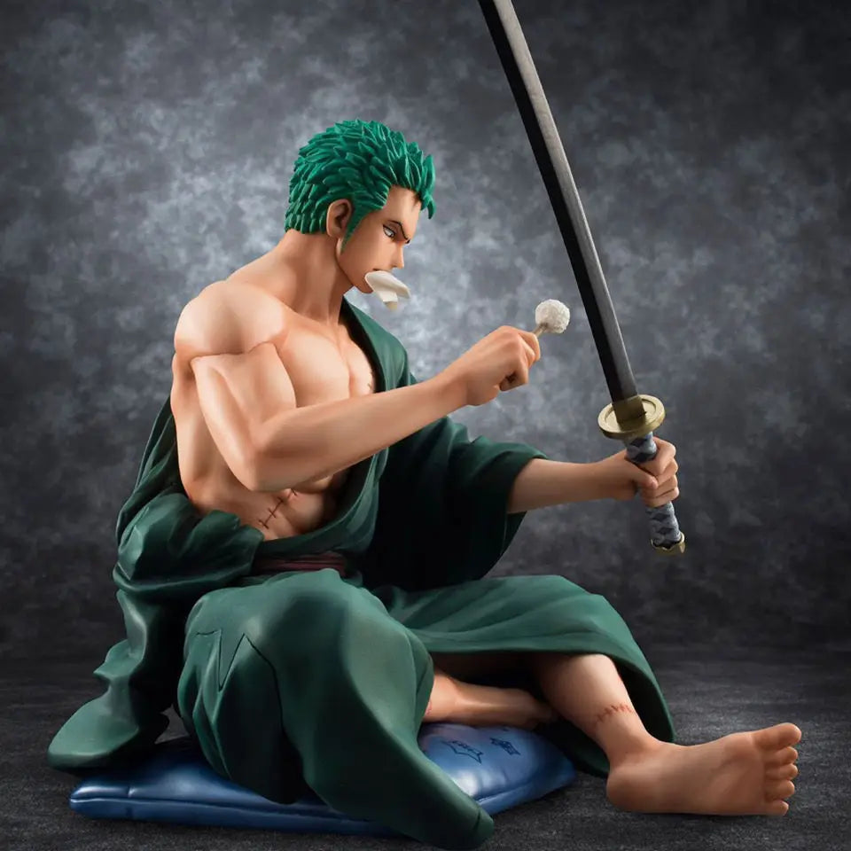 One Piece Zoro Sword Sharpening Figure