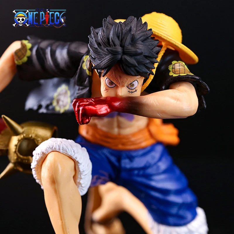 One Piece Luffy Red Hawk Figure