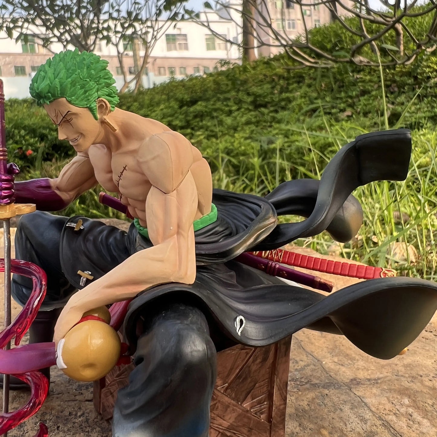 One Piece Zoro Sitting Figure