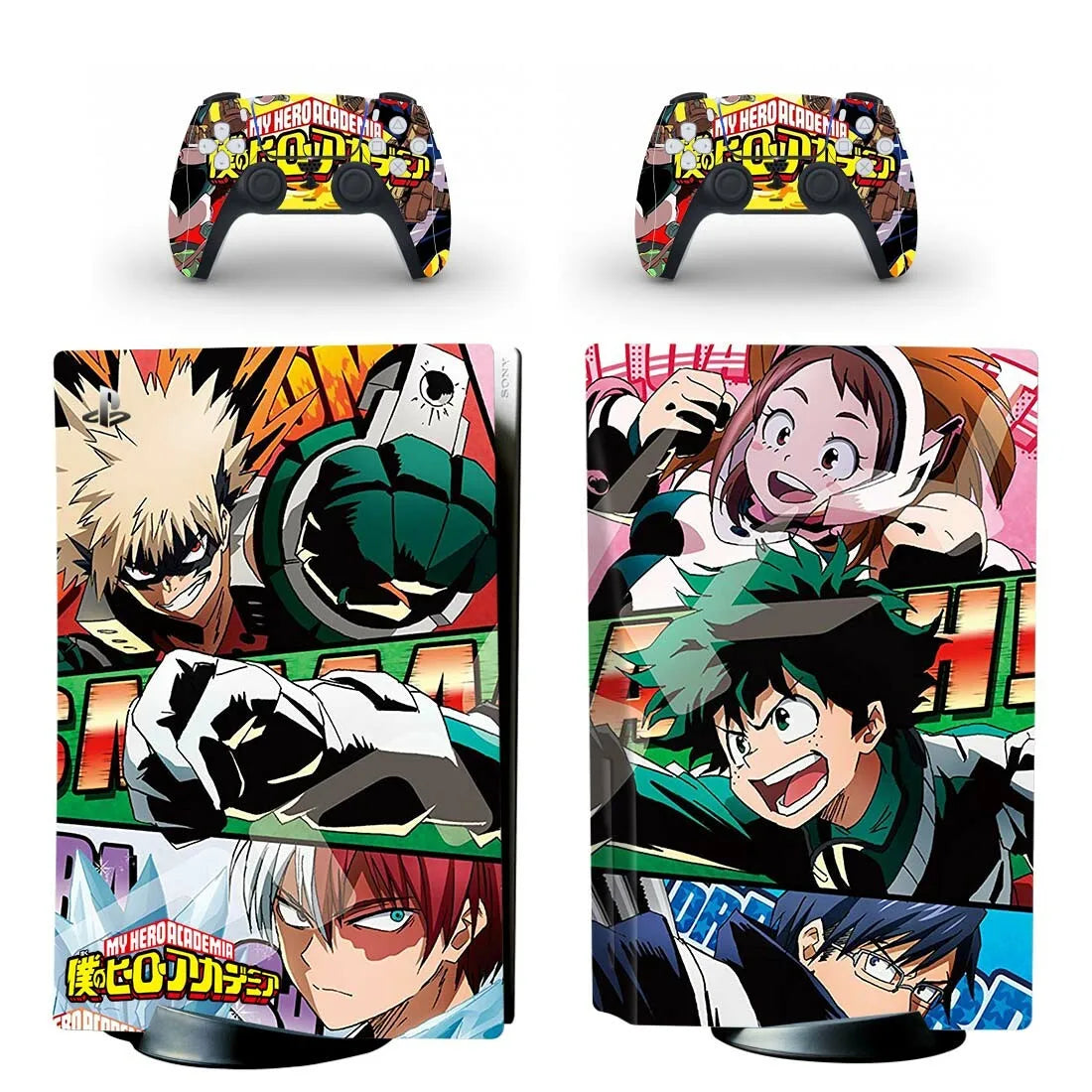 Stickers PS5 My Hero Academia Deku et ses Amis