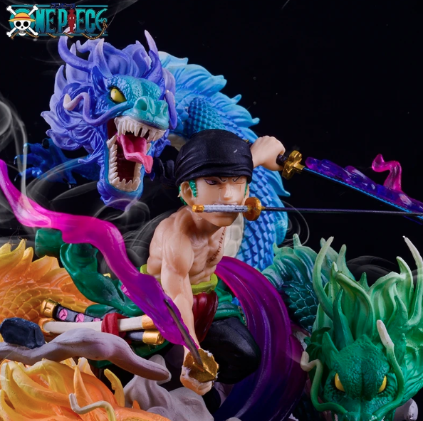 One Piece Zoro 3 Dragons Figure