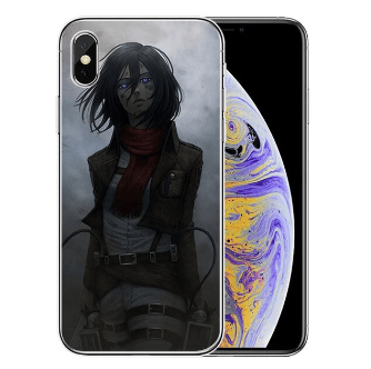 Attack on Titan iPhone Cases Mikasa Fan Art