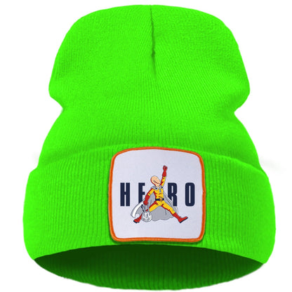 One Punch Man Green Beanie