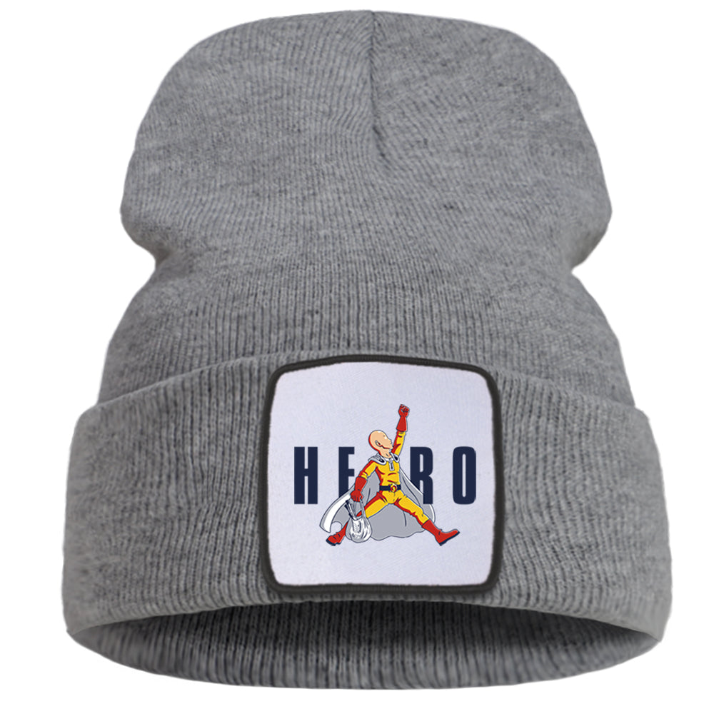 One Punch Man Gray Beanie