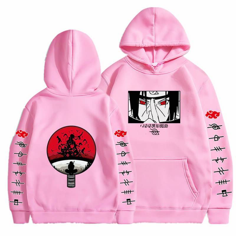 Hoodie Itachi Uchiha Genjutsu rose