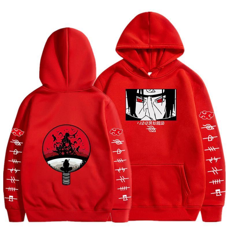 Hoodie Itachi Uchiha Genjutsu rouge