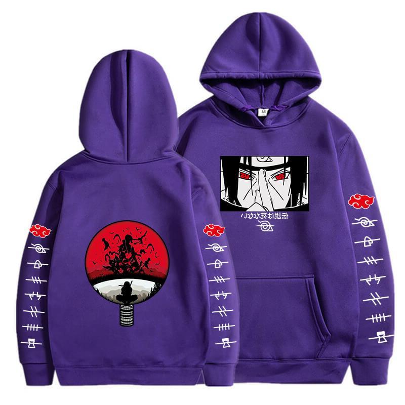 Hoodie Itachi Uchiha Genjutsu violet