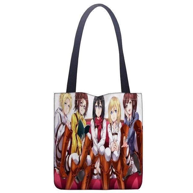 Sac Cabas Attaque des Titans Filles Soldats 