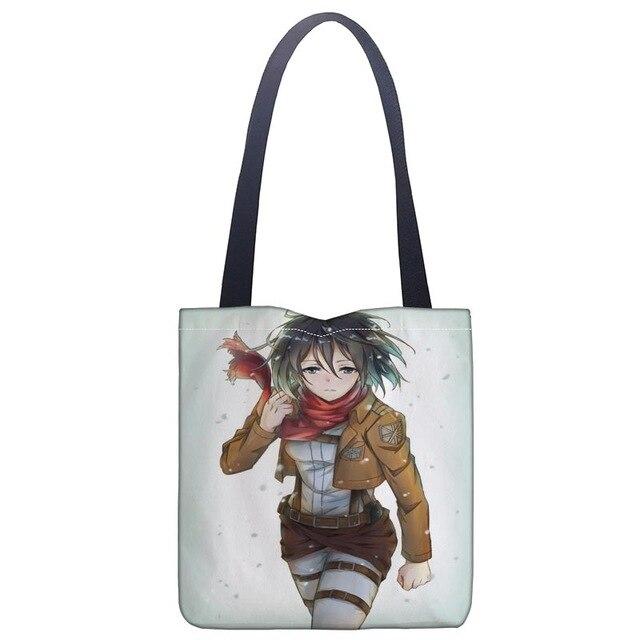 Sac Cabas Attaque des Titans Echarpe de Mikasa