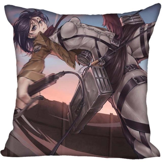 Housse de Coussin Attaque des Titans Mikasa Soldat