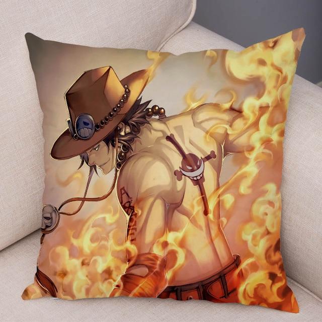 Housse de Coussin One Piece Portgas D. Ace 