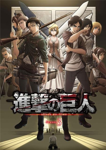 Poster Attack on Titan Levi and Eren