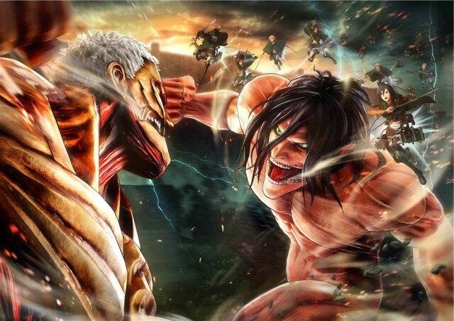 Poster Attack on Titan Levi and Eren