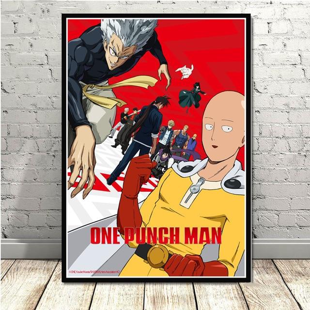 Tableau One Punch Man Héros et Méchants