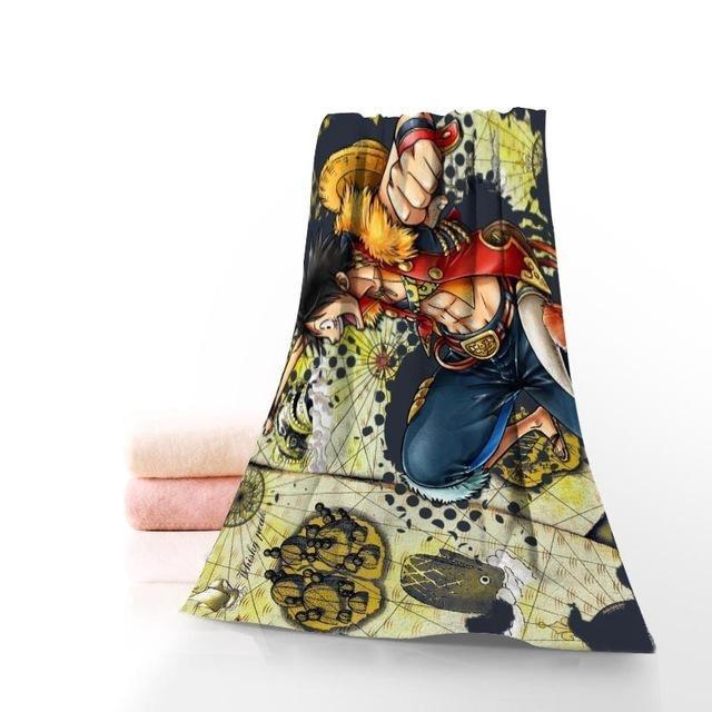 Serviette de Plage One Piece Capitaine Luffy