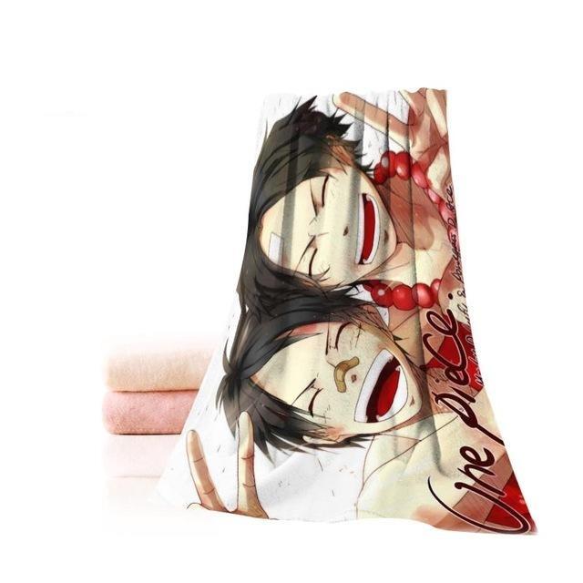 Serviette de Plage One Piece Ace & Luffy