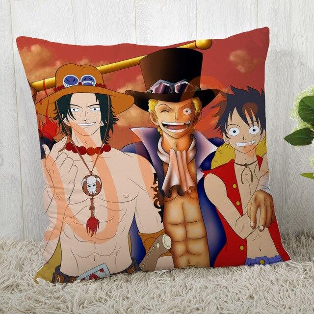 Housse de Coussin Ace Sabo Luffy