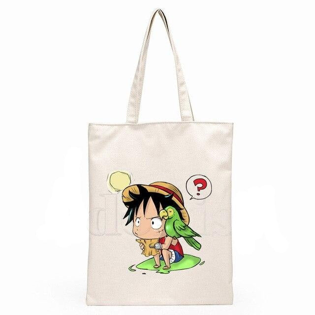 Sac Cabas One Piece Luffy Perroquet