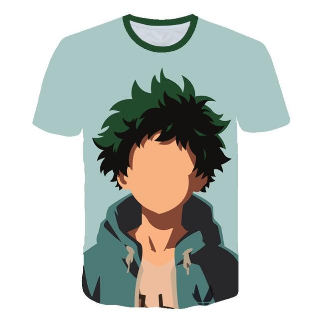 T-Shirt My Hero Academia Izuku Minimaliste 