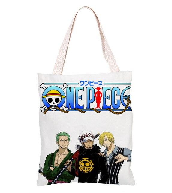 Sac Cabas One Piece Sanji Zoro et Law 