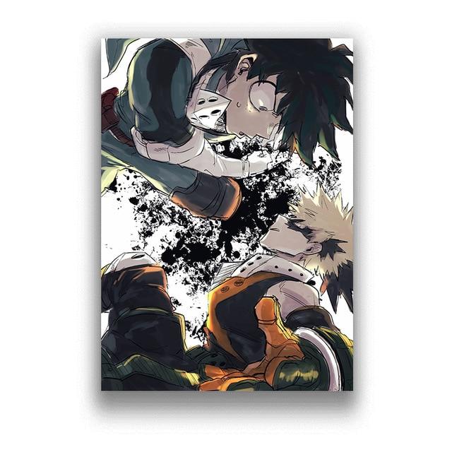 Poster My Hero Academia Izuku vs Katsuki