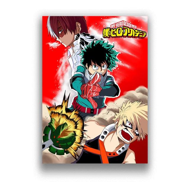 Poster My Hero Academia Shoto Katsuki Izuku