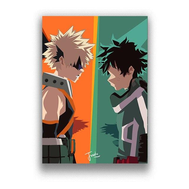 Poster My Hero Academia Izuku vs Bakugo