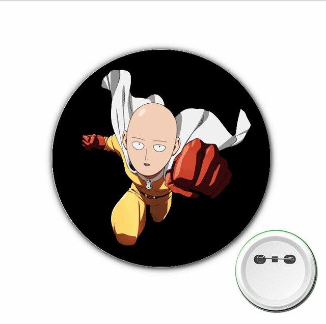 Pin's One Punch Man Saitama Chauve Capé