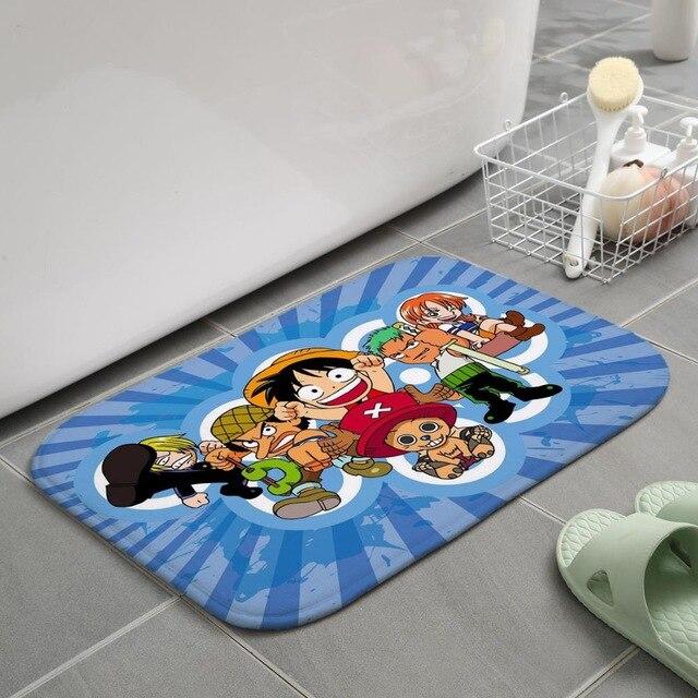 Tapis de Douche One Piece Nakama Chibi