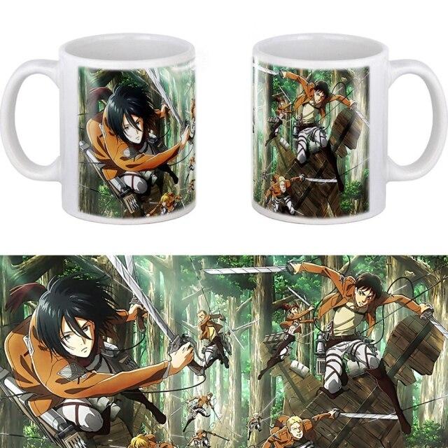 Mug Attaque des titans Bataillon vs Titan Féminin