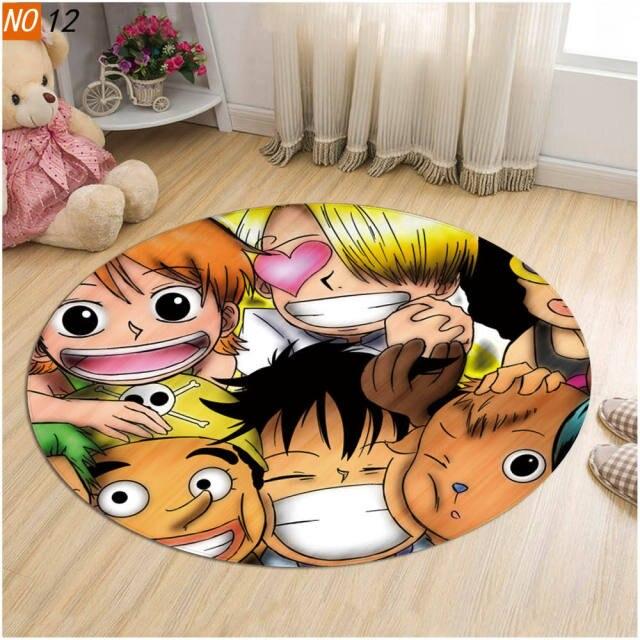 Tapis Rond One Piece  Nakamas Chibi