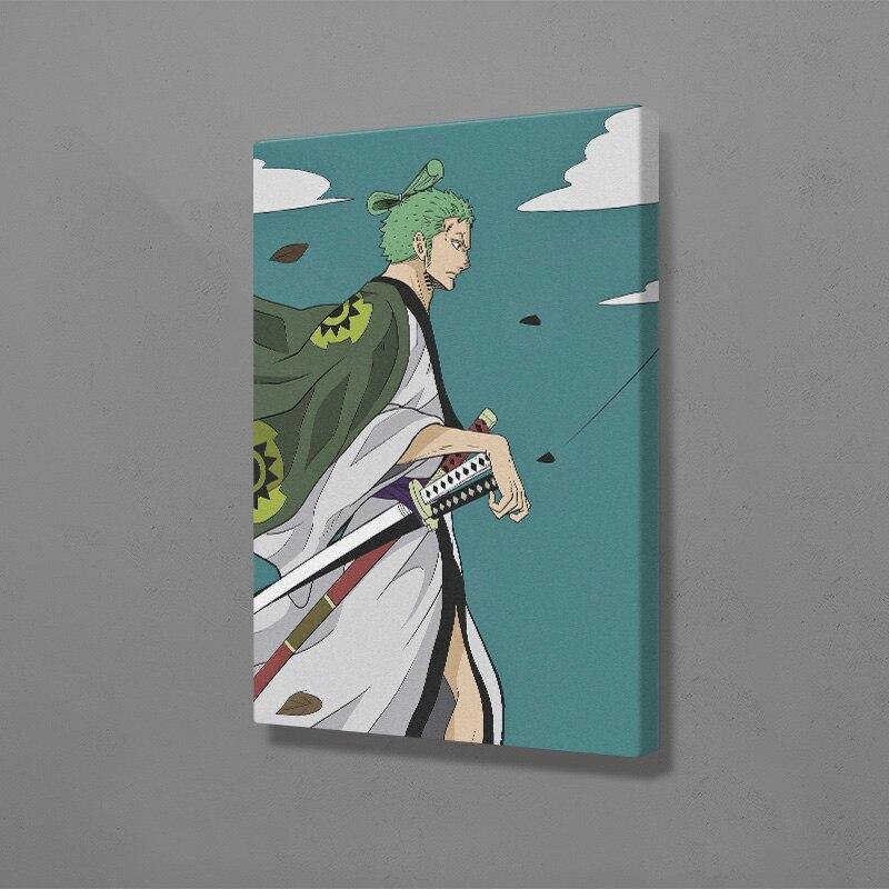 Tableau One Piece Zoro Wano