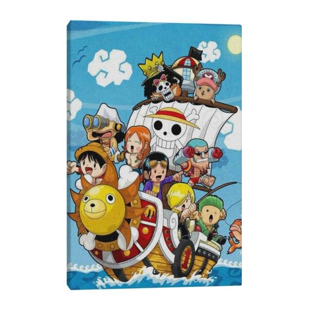 Tableau One Piece Équipage au Chapeau de Paille 