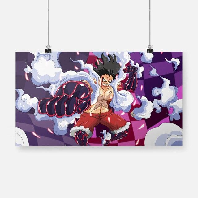 Tableau One Piece Luffy Snakeman