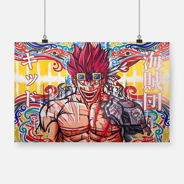 Tableau One Piece Eustass Captain Kid