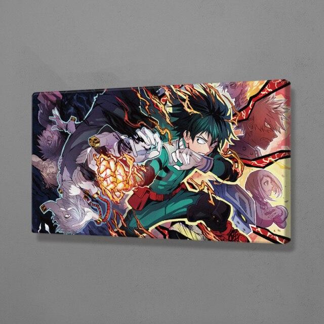 Tableau My Hero Academia Izuku vs Tomura