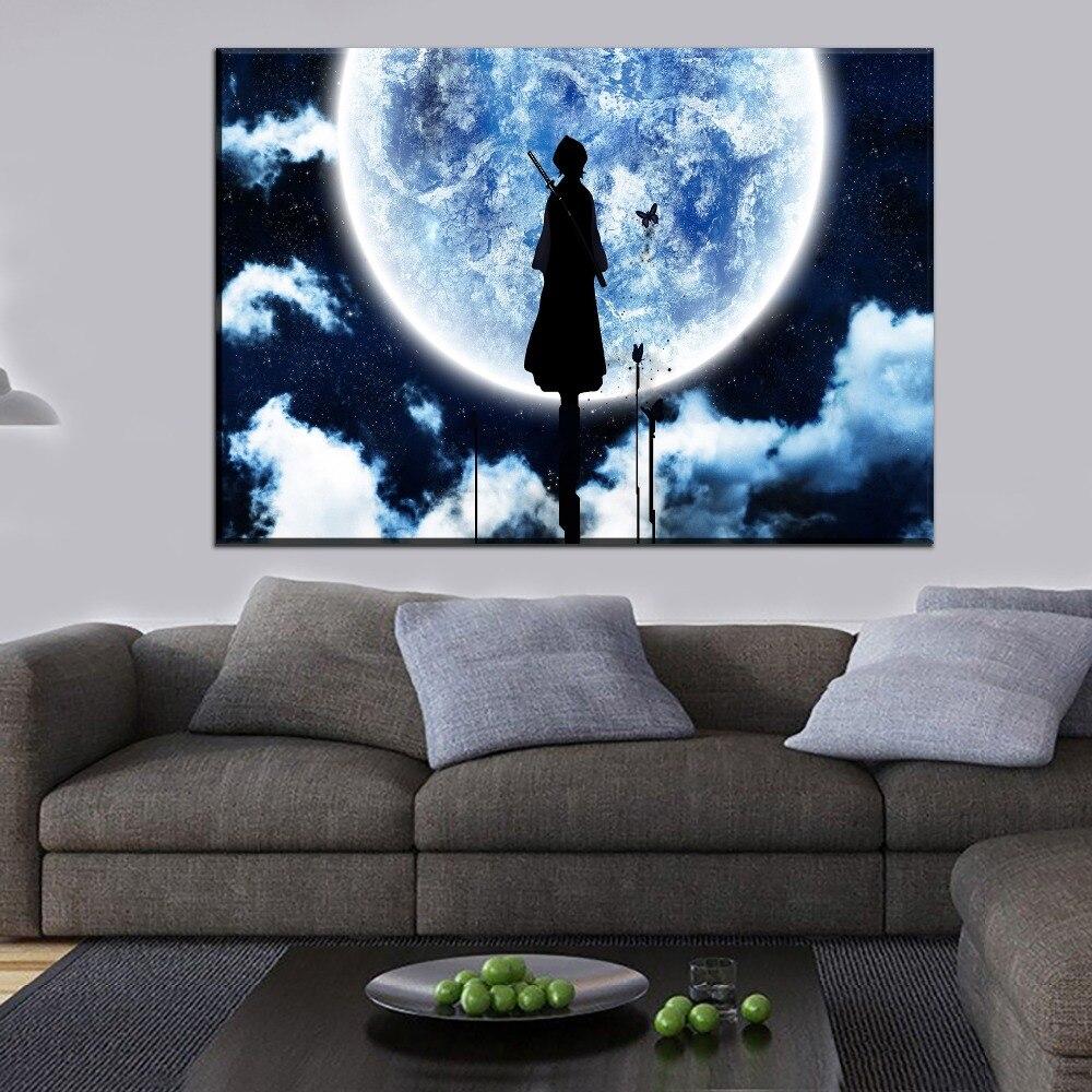 Tableau Bleach Kuchiki Rukia Sous la Lune