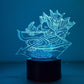 Lampe 3D Naruto