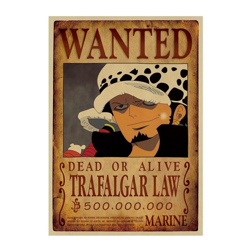 Poster Wanted Law One Piece