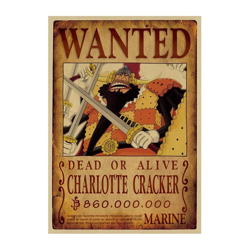 Poster Wanted Cracker One Piece